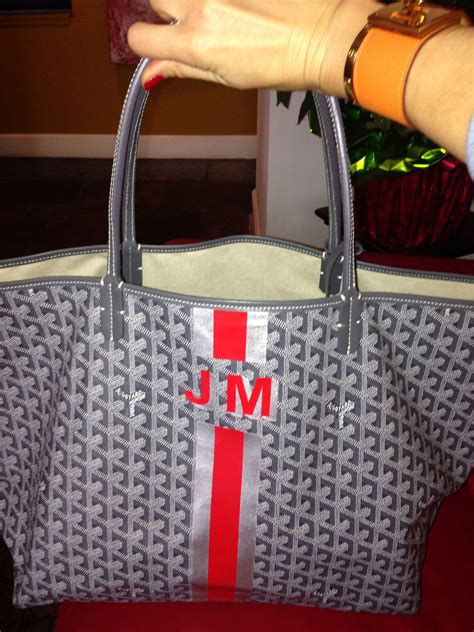 diy goyard monogram|Goyard with zipper.